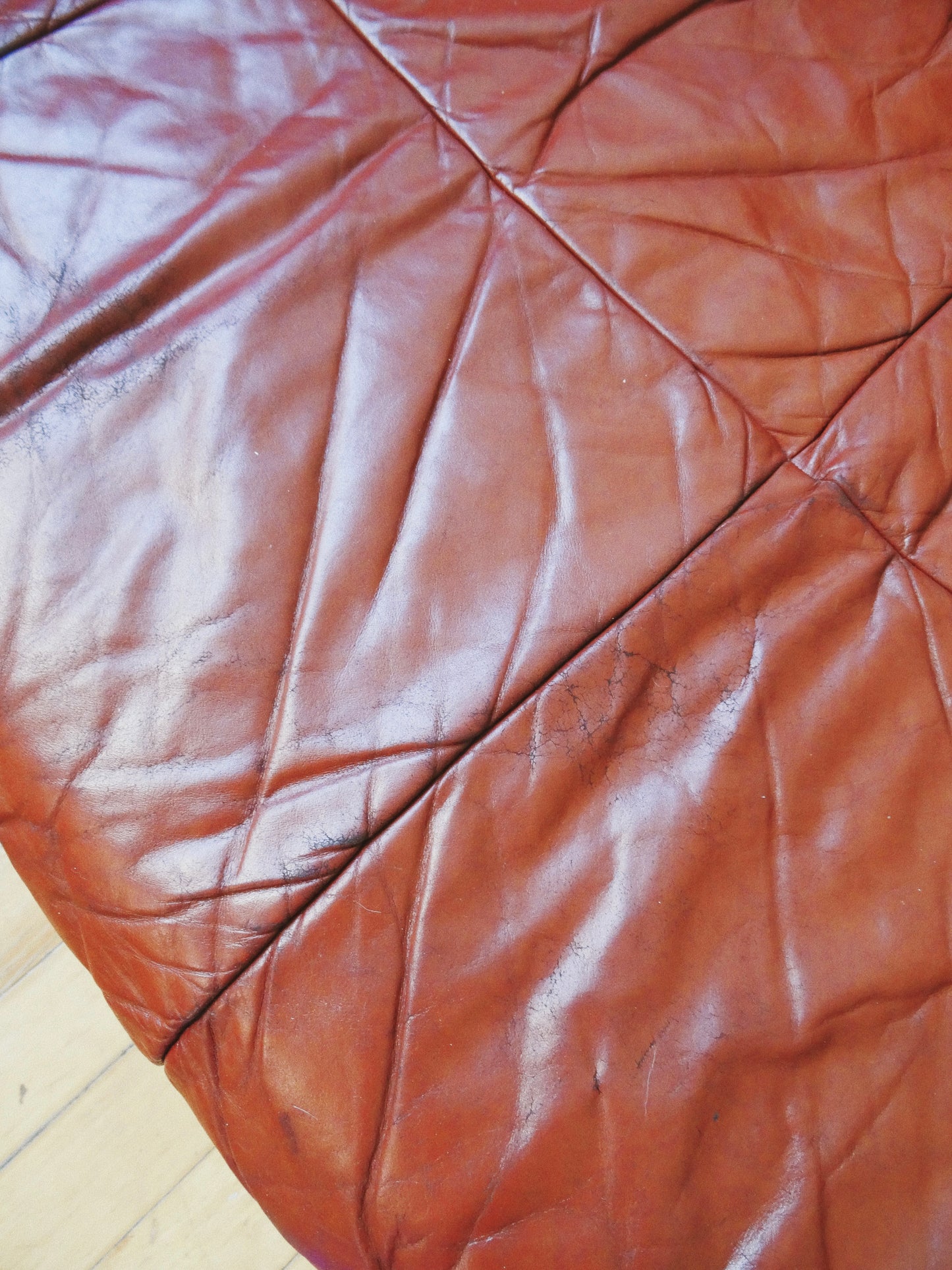 Vintage Genuine Leather Lounge Sofa