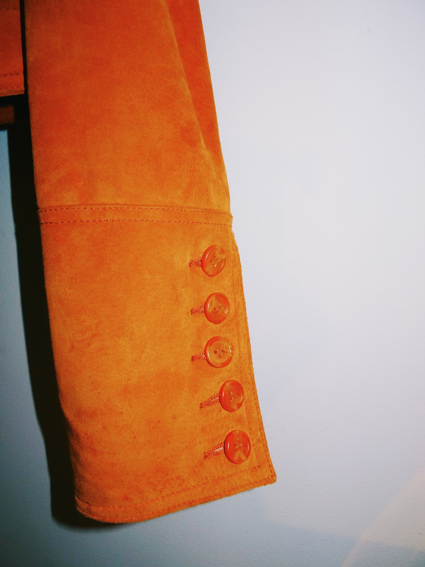 Orange Danier Button Up Jacket  (Size XS)