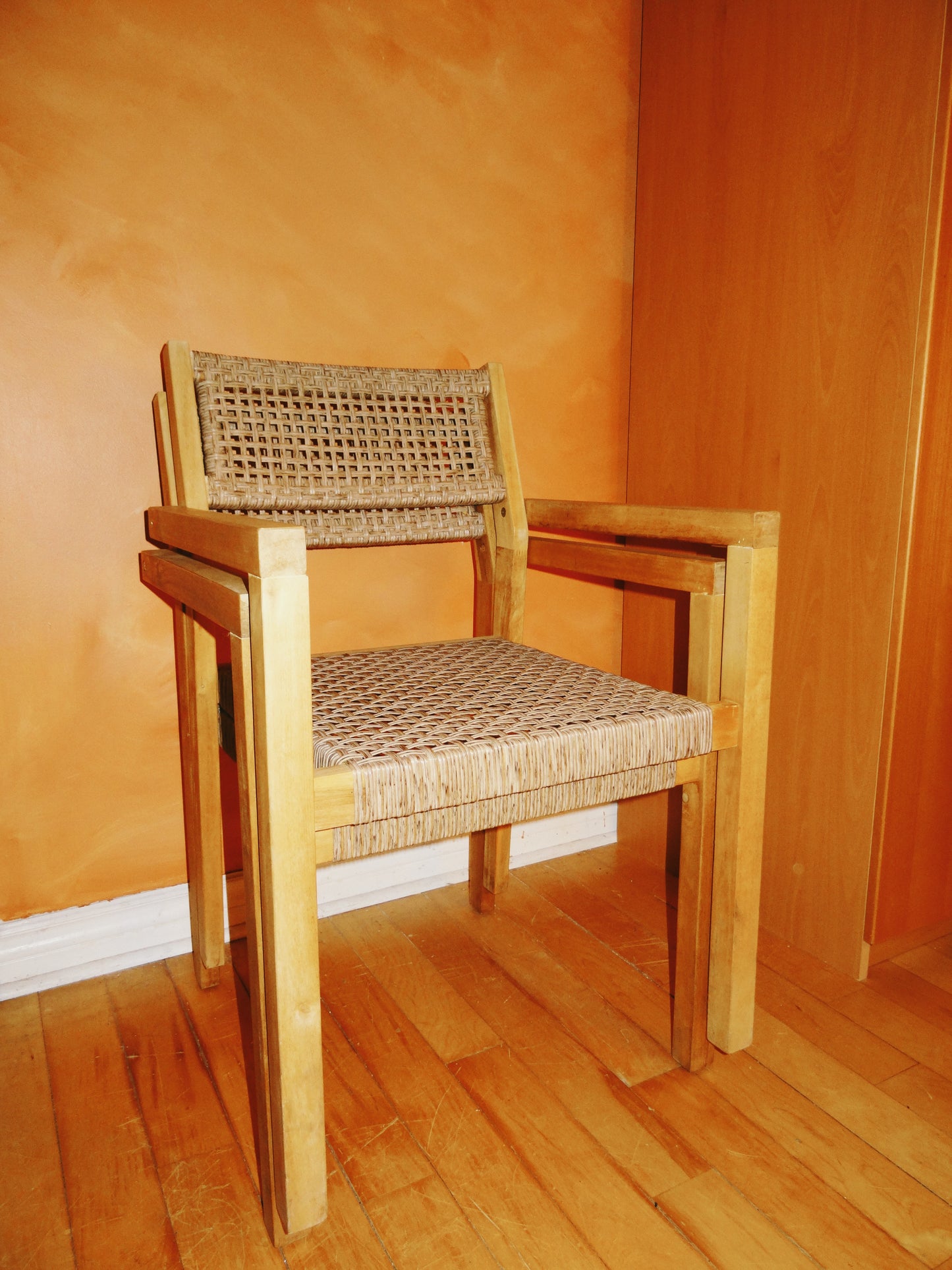 Rattan Style Chairs (Set of Two)