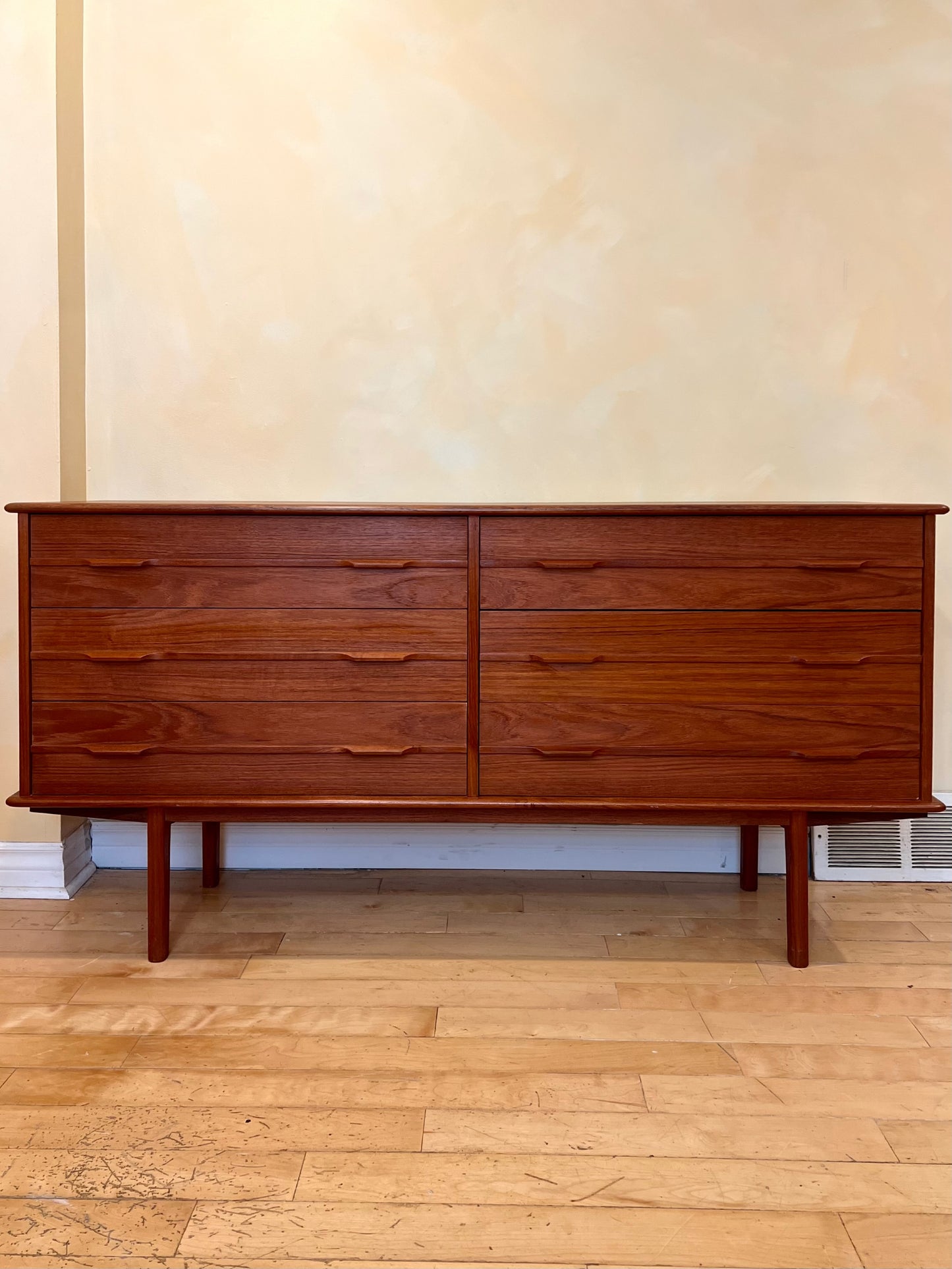 Six Drawer Scandinavian Teak Dresser