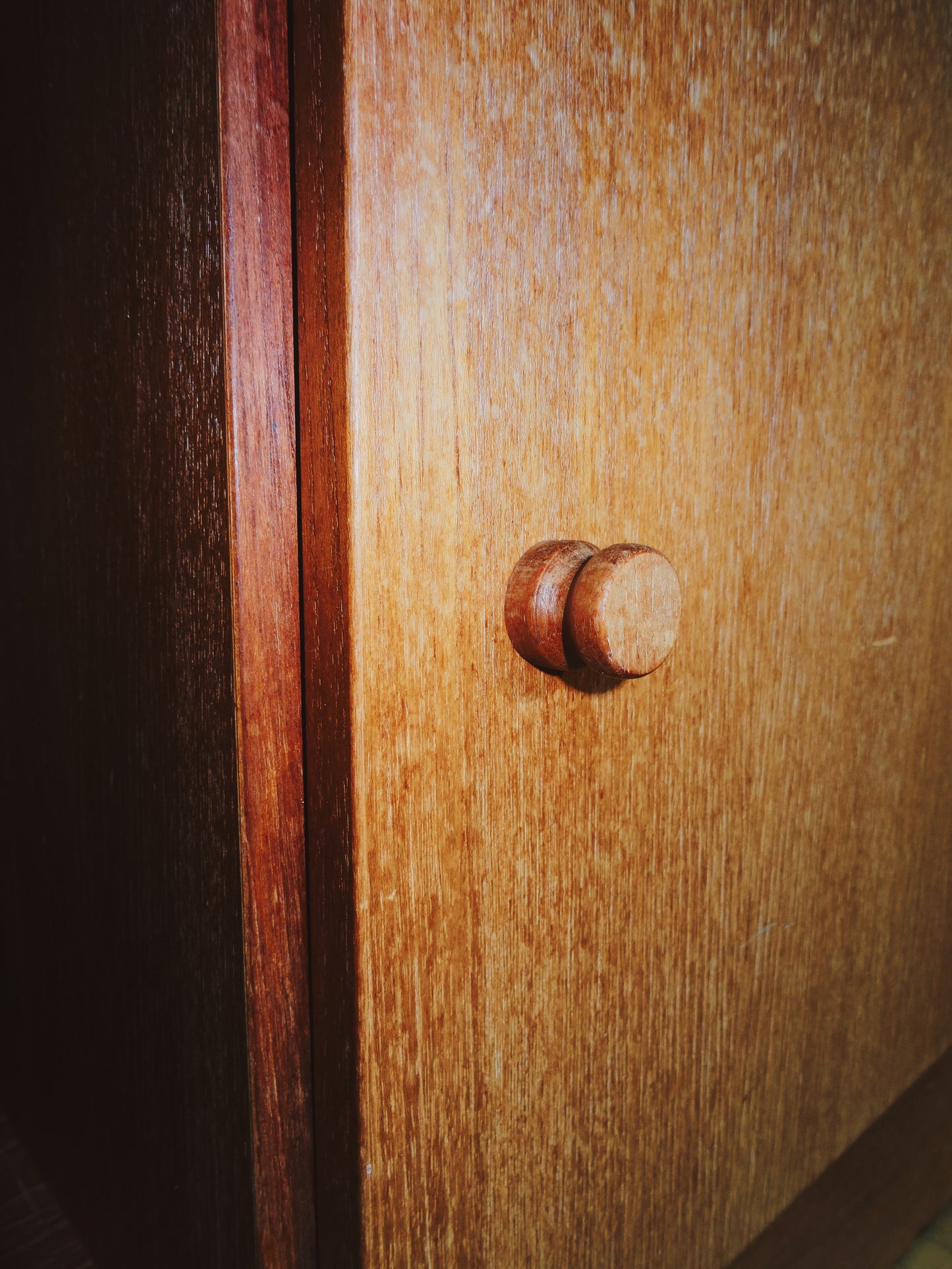 Danish Teak Record Cabinet #1