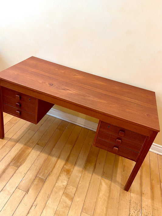 Danish Teak Domino Mobler Desk