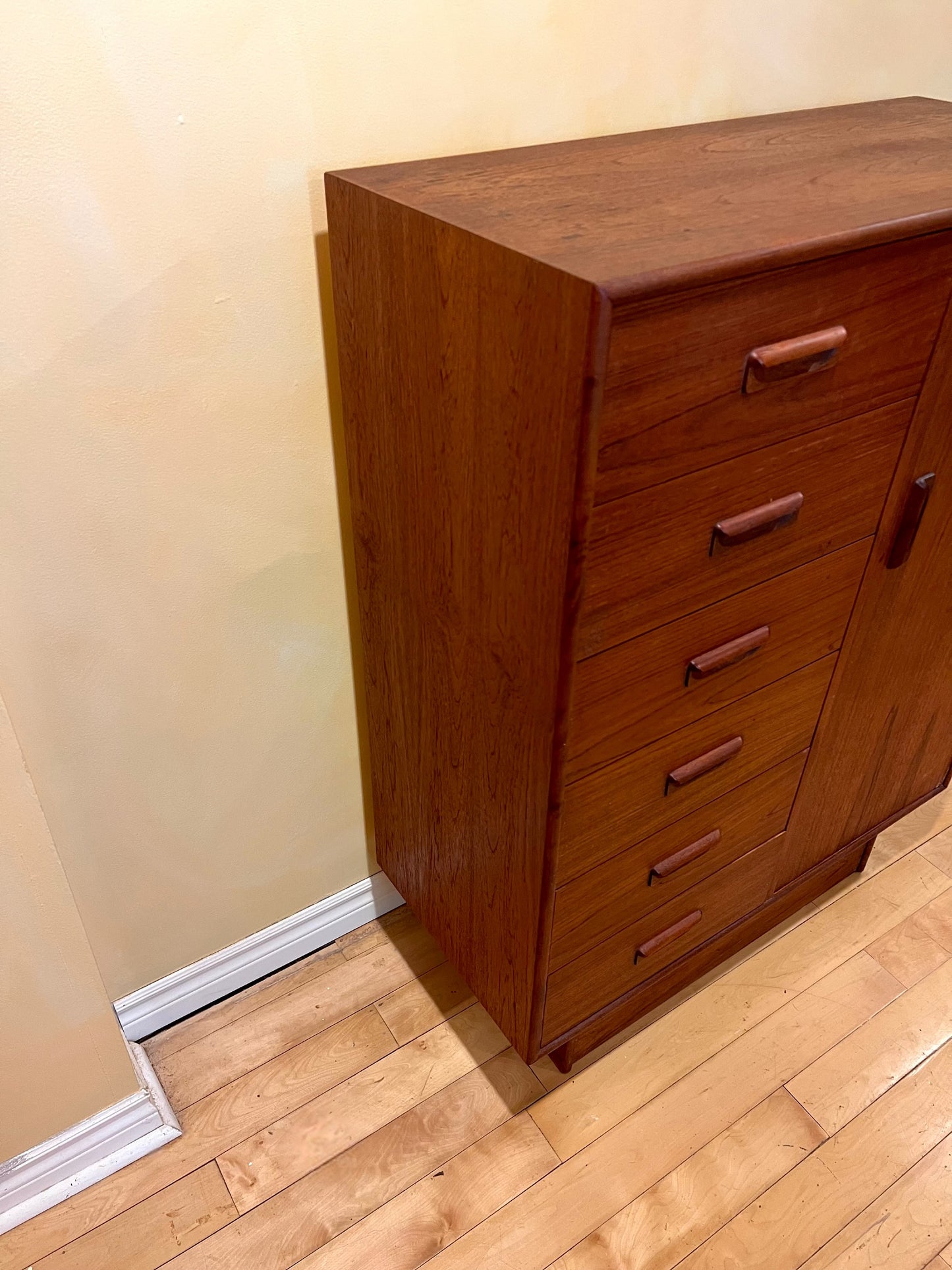 Solid Teak Gentlemen’s Dresser
