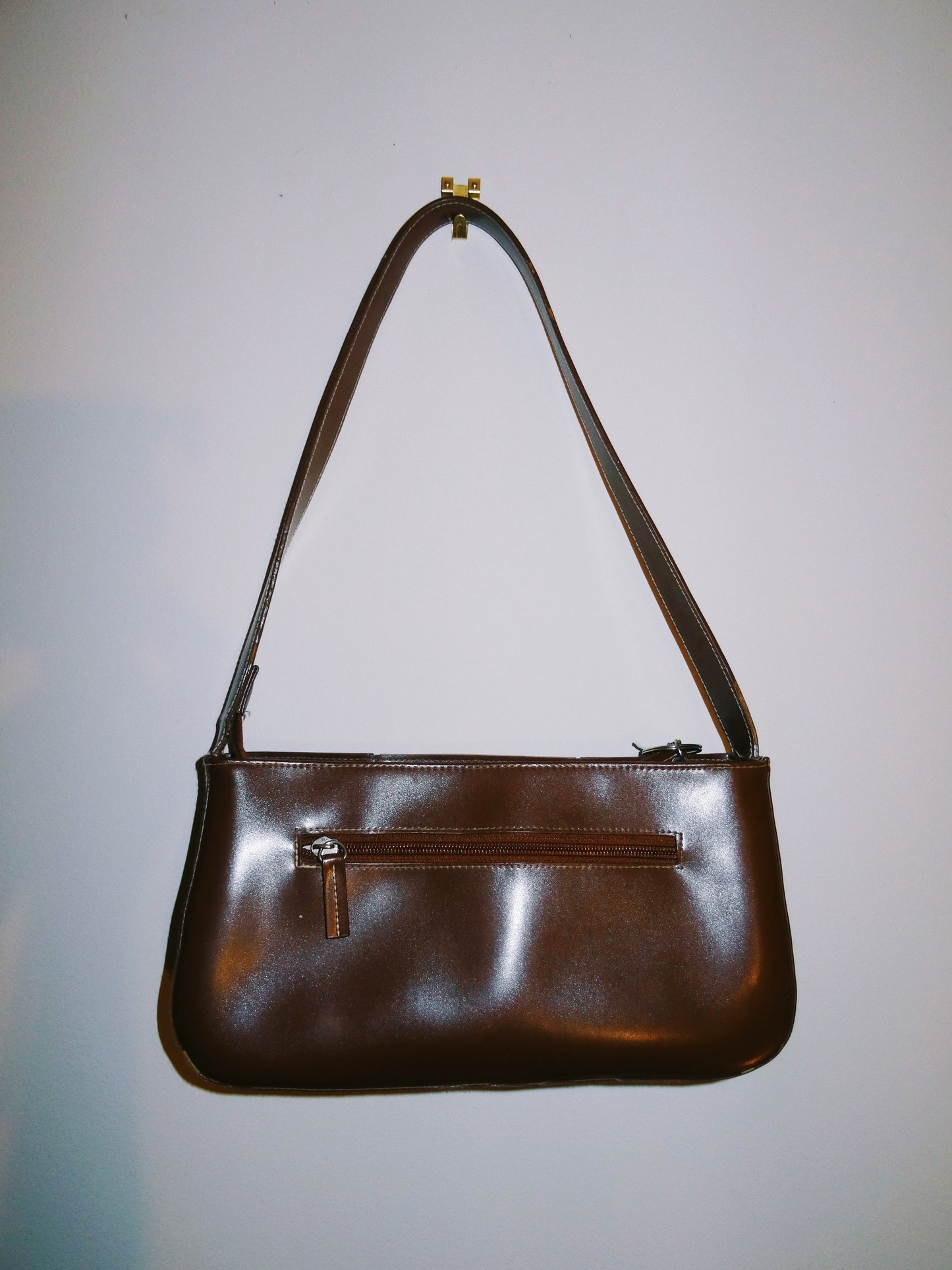 Checkered Shoulder Purse