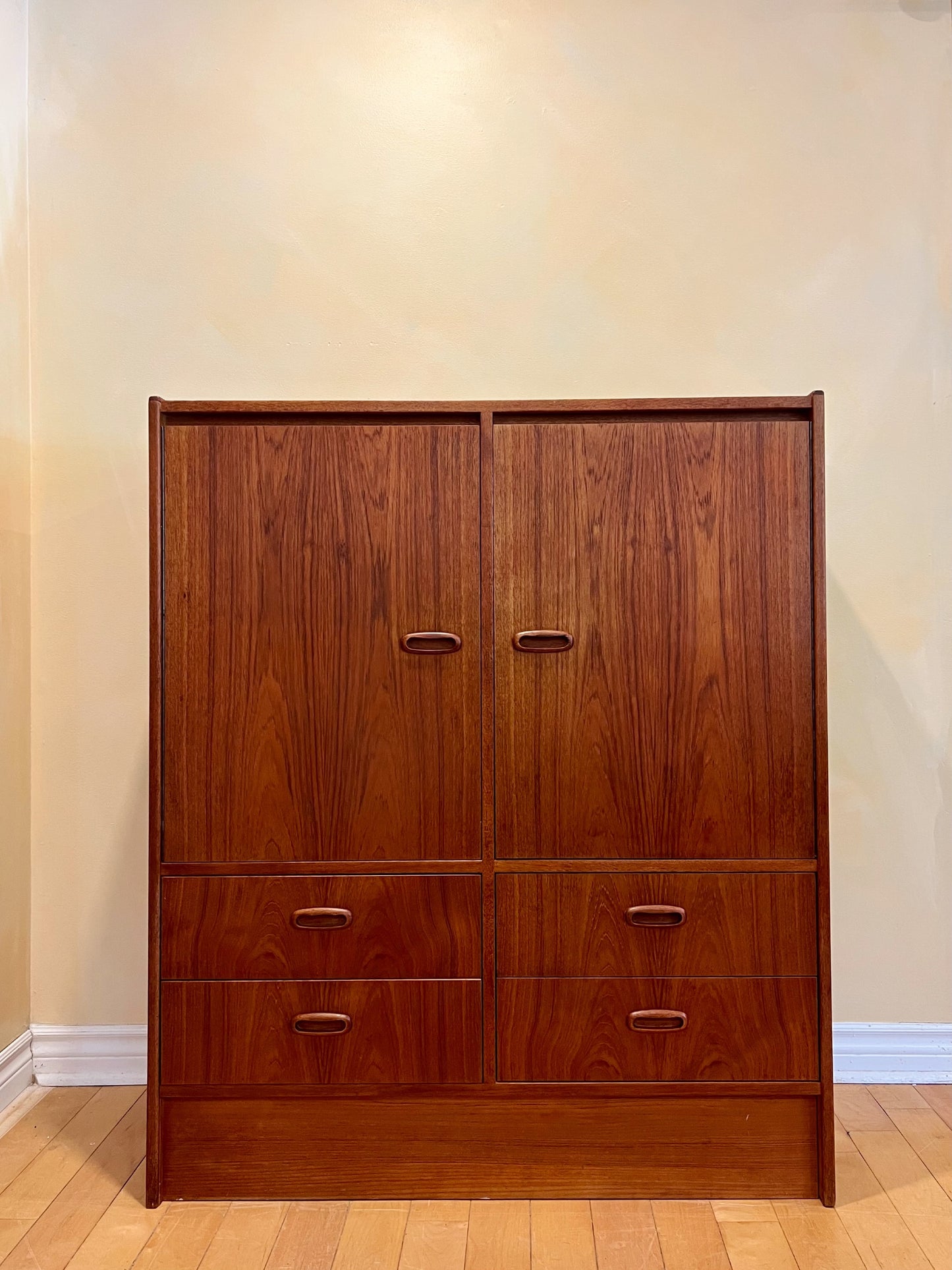 Mid Century Teak Armoire