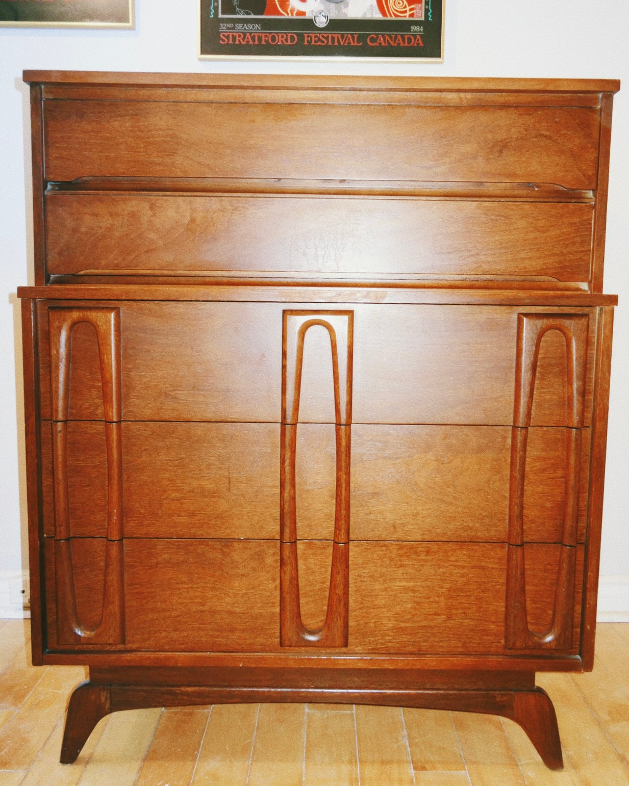 Five Drawer Mid Century Dresser