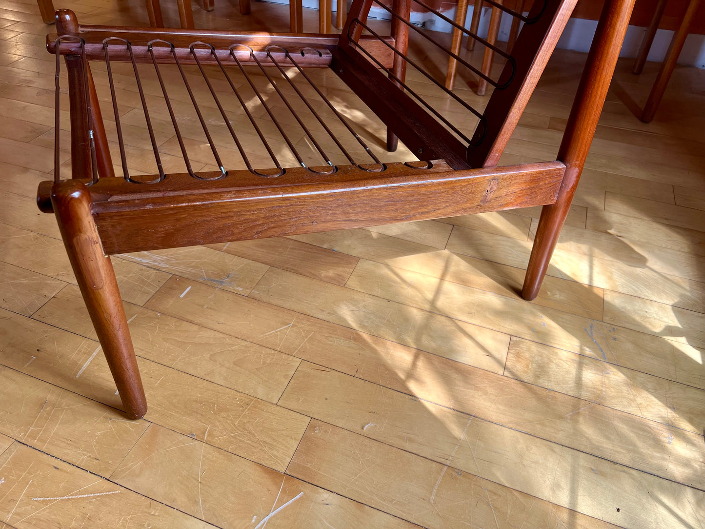 Mid Century Teak Accent Chair