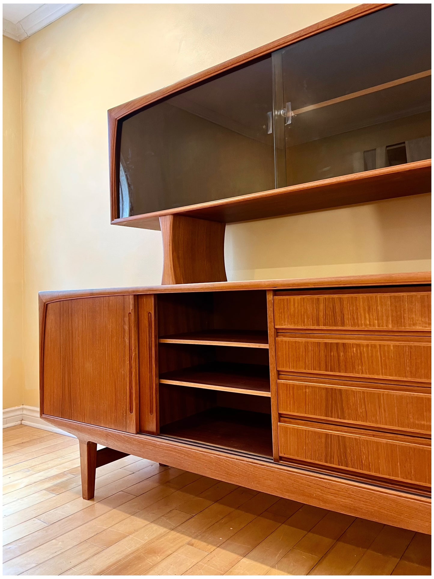 Jensen & Son Teak Credenza and Hutch