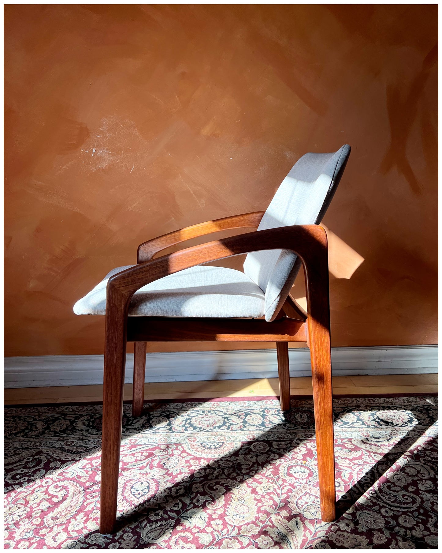 Set of Four Henning Kjaernulf Teak Dining Chairs