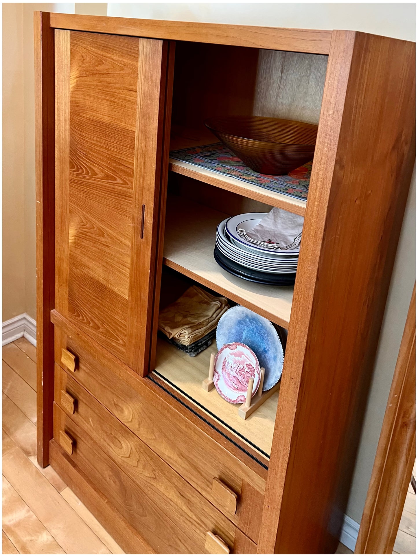 Solid Teak R.S Associates MTL Armoire/ Cabinet