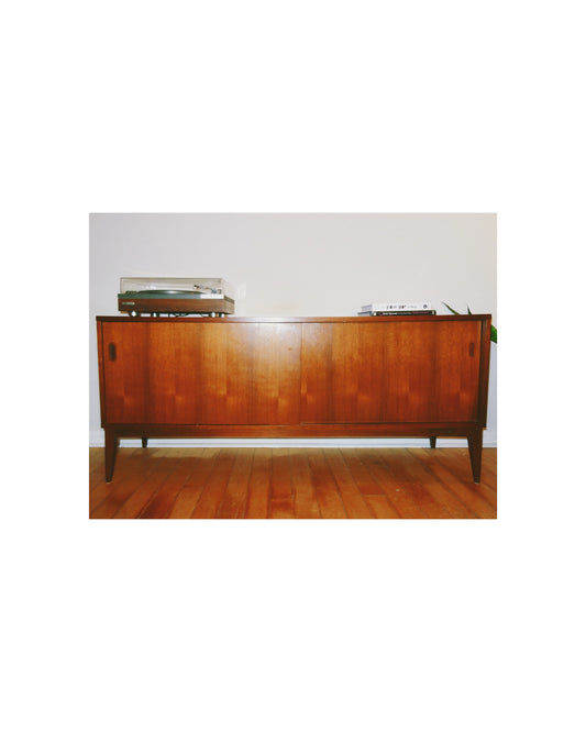 Teak Storage/Record Cabinet