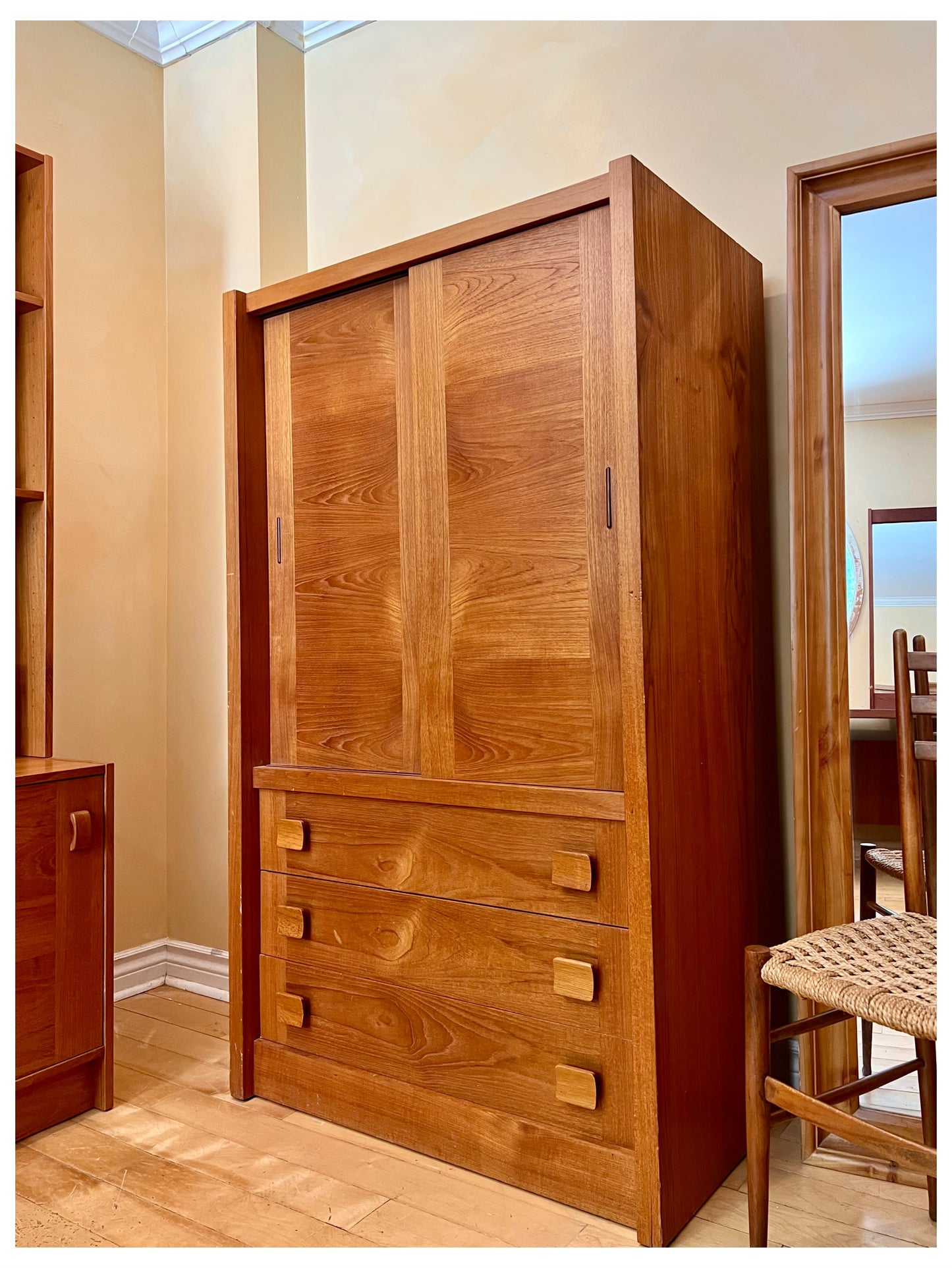Solid Teak R.S Associates MTL Armoire/ Cabinet