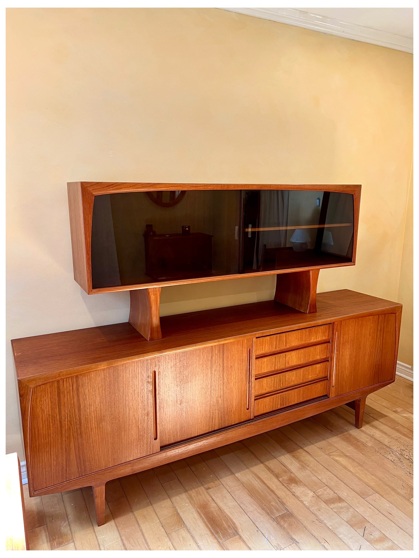 Jensen & Son Teak Credenza and Hutch