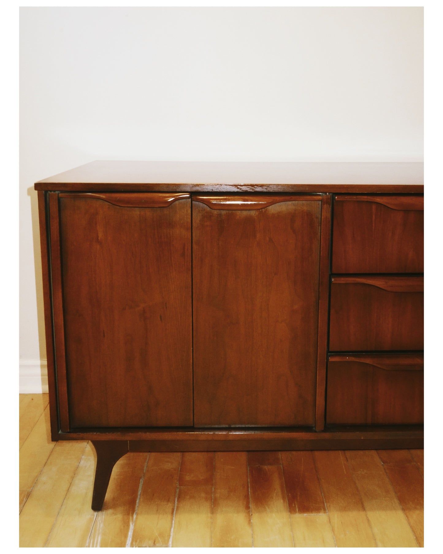 Mid Century Walnut Sideboard/ Cabinet