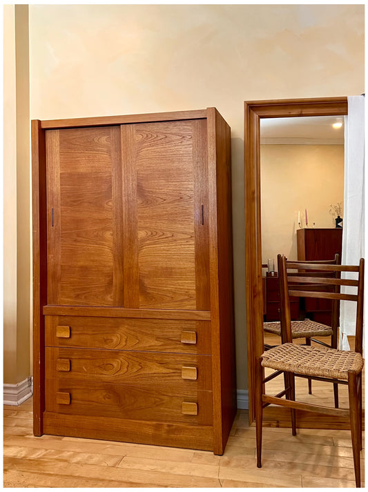 Solid Teak R.S Associates MTL Armoire/ Cabinet
