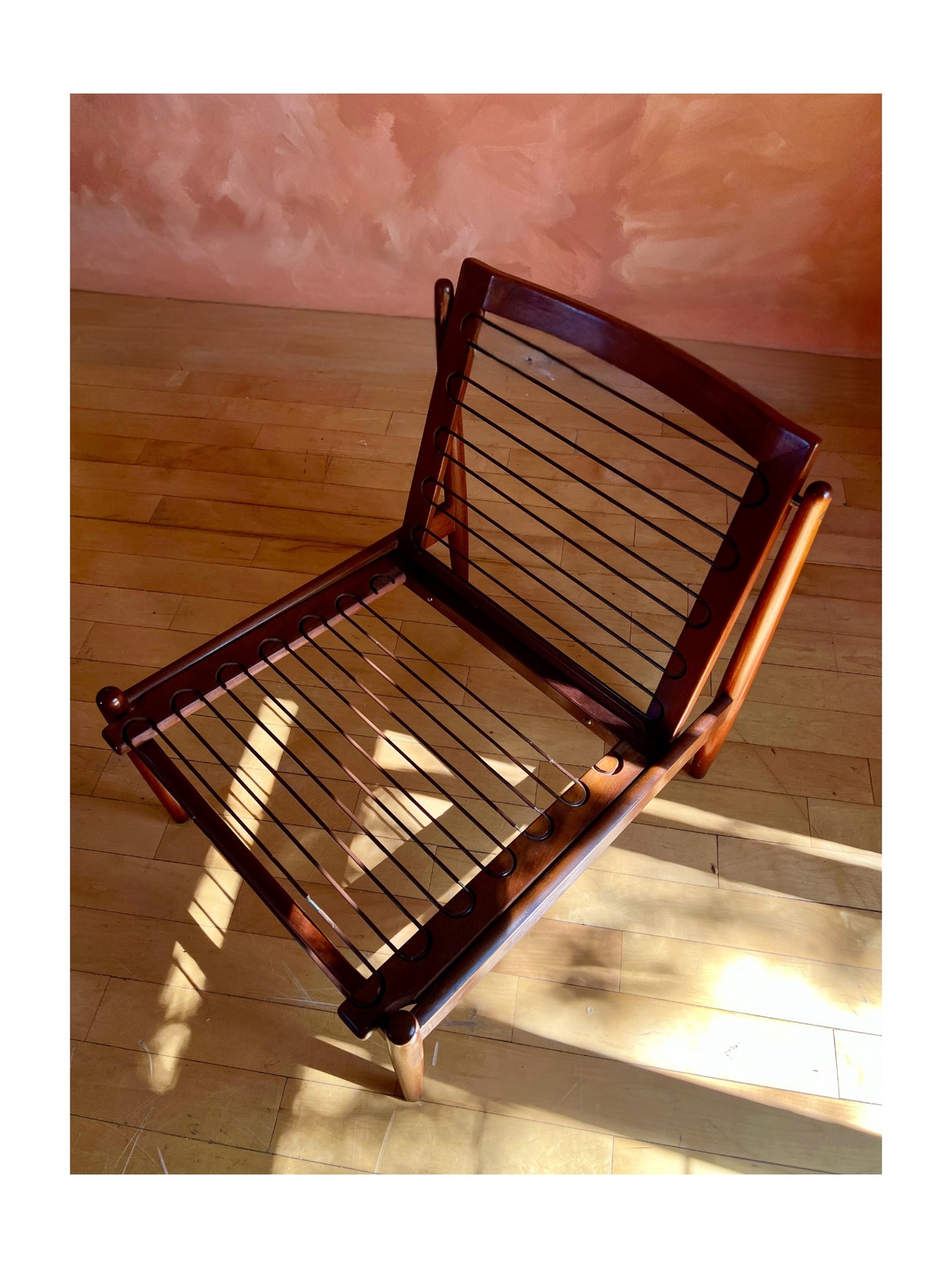 Mid Century Teak Accent Chair